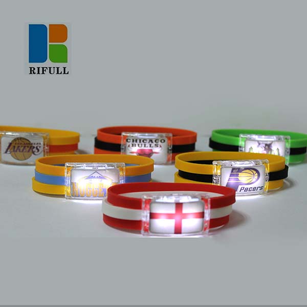 BRF-004 LED硅胶国旗手环|震动发光手环|助威道具